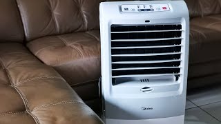 Midea MAC215F Air Cooler Unboxing amp Review  Better Than a Normal Fan  RM280 Lazada Malaysia [upl. by Aeirdna]