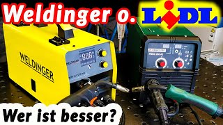 Wer bietet das beste Einsteiger  Schweißgerät 199€ LIDL vs Weldinger [upl. by Iain]