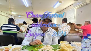 Onam festival celebration saipem project Marjan [upl. by Lindner]