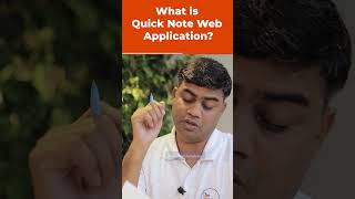 What is Quick Note Web Application  Java Placement Question  shorts kiransir [upl. by Rumney692]