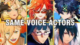 Genshin Impact All Natlan Characters Japanese Dub Voice Actors Seiyuu Same Anime Characters [upl. by Aikat339]