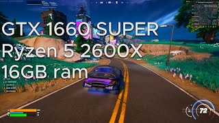 Fortnite  GTX 1660 Super  Ryzen 5 2600X [upl. by Assened]