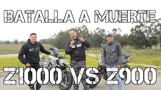 KAWASAKI Z900 VS Z1000  BATALLA A MUERTE FULLGASS [upl. by Calendre641]