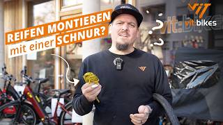 Fahrradreifen einfach montieren amp der quotULTIMATIVE LIFEHACKquot 🤨🚲 Demontage amp Montage einfach erklärt [upl. by Savory]