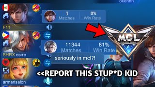 GUSION FAKE WR PRANK in MCL pt11 THIS DUO INSULT MY GUSION💀 [upl. by Quickel17]