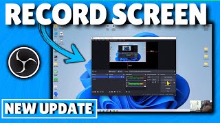 How To Record Screen With OBS 2024 UPDATED [upl. by Deidre]