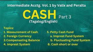 IntaccCash Part3Foreign Currency Compensating Balance Petty Cash Fund Imprest ampFluctuating Fund [upl. by Leander879]