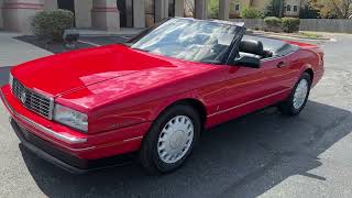 1993 Cadillac Allante  Walk Around and Description [upl. by Fredric540]