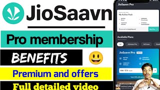 Jiosaavn pro membership benefits  jio Saavn app pro plans  jiosaavn pro subscription kaise kharide [upl. by Akirehs]