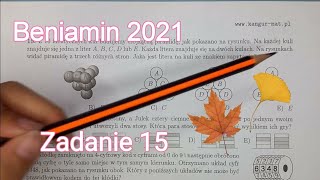 Beniamin 2021Zadanie 15 Kangur MatematycznyKlasy V i VIKlasa 5 i 6 [upl. by Germin251]