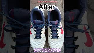 shoes washing befor after  sneaker wash sneakers sneaker gentledry cleanwash washing [upl. by Greene]