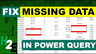 How to Fix Missing Data in Power Query [upl. by Janyte]