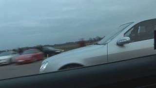 1080p Mercedes S65 AMG vs BMW M5 Touring [upl. by Yenwat775]