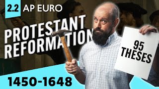 The Protestant REFORMATION Explained AP Euro Review Unit 2 Topic 2 22 [upl. by Odrahcir]