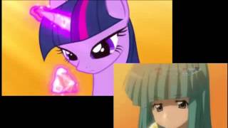 Higurashi Opening 2When the Ponies Cry Comparison [upl. by Seedman]