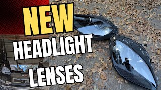 NEW HEADLIGHT LENSES FOR THE C6 [upl. by Docile]