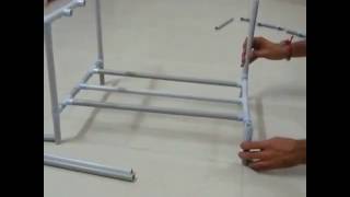 DIY  How to make shoes stand using PVC Pipe [upl. by Ashlee]