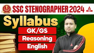 SSC Stenographer Syllabus 2024  SSC Steno GK GS Reasoning English Syllabus By Pawan Sir [upl. by Aivun]