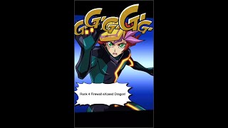 Yugioh Duel Links  Playmaker XYZ summon Firewall eXceed Dragon [upl. by Deth]