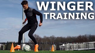 Individual Technical Training Drills For Wingers  Match Specific Winger Training Session [upl. by Patrizio]