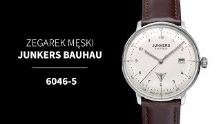 Zegarek Junkers Bauhaus 60465  Zegarowniapl [upl. by Artinak812]