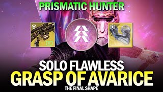 Solo Flawless Grasp of Avarice Dungeon in The Final Shape Prismatic Hunter Destiny 2 [upl. by Naret117]