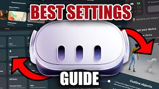 Quest 3 Settings Tips amp Tricks You NEED to Know [upl. by Herwig]