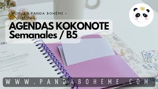 KOKONOTE  Agenda Semanal B5  Lilac [upl. by Lupita]