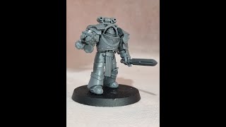 Legion Cataphractii Terminator Sergeant form Horus Heresy Age of Darkness  How to assemble [upl. by Notpmah]