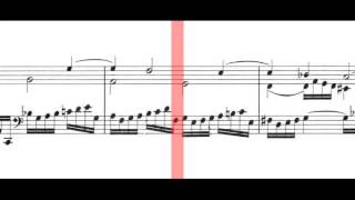 BWV 913  Toccata in D Minor Scrolling [upl. by England]