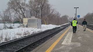 MUST WATCH Go train blast the emergency horn at Trespasser at long branch go station [upl. by Isaiah287]