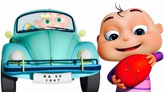 Five Little Babies Driving Vehicles  Transport Vehicles For Kids  Zool Babies Surprise Eggs [upl. by Kenelm40]