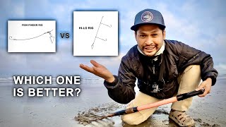 HILO RIG vs FISH FINDER RIG  Surf Fishing [upl. by Erdnuaed]