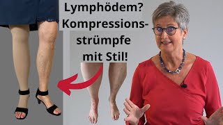 Geschwollene Beine Kompressionsstrümpfe gut kombinieren [upl. by Anujra]