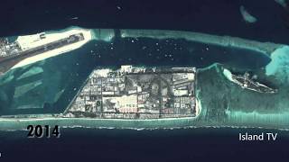 Hulhumale development time lapse from 2001 to 2018 [upl. by Kulda]