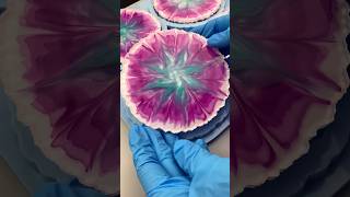 In 🩷 epoxy resin resincoasters resincrafts handmade diy art shorts resinbloom resinart [upl. by Sterner]