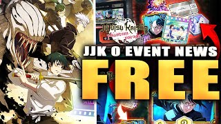 NEW FREE SSRs amp 0 MOVIE UNIT JUJUTSU KAISEN 0 EVENT DETAILS JJK Phantom Parade [upl. by Latoye]