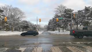 Entire University of Waterloo Campus during the wintersnowfall [upl. by Blondelle]