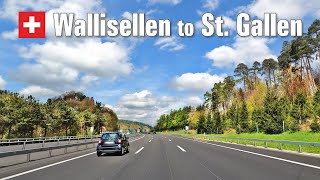 Spring in Switzerland 🇨🇭 Road Trip from Wallisellen to St Gallen 4K [upl. by Lonna]