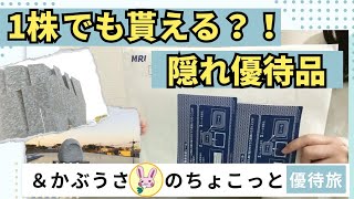 【株主優待生活amp旅】たったの quot1株quot でも貰える？！隠れ優待品届いた1株優待2選＆かぶうさのちょこっと優待旅♪【優待紹介】 [upl. by Charleton]