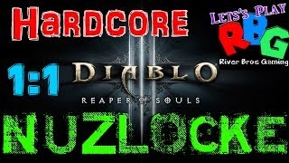 Diablo 3 NUZLOCKE CHALLENGE Part 1 Masochism RBG [upl. by Baggett]