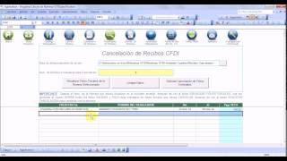10 Como Cancelar Recibos CFDI  Programa Nominas CFDI [upl. by Virendra]