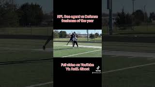 NFL free agent vs Defensive rookie of the year nfl 1v1 1on1 shorts [upl. by Aidil]