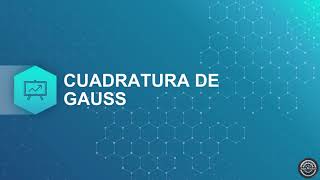 Cuadratura de Gauss [upl. by Ellora]