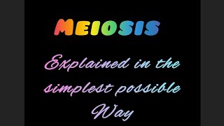 Meiosis with its substagesMI amp MII yt biology neet video viral trending interkinesis [upl. by Linnea]