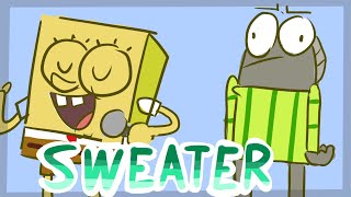 The Striped Sweater Song Spongebob Animatic MY VERSION CC [upl. by Akcirehs774]