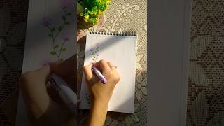 Floral front page design for project 💝🔥💫art assignmentfrontpage viralvideo drawing flowers [upl. by Udall]