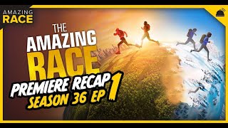 Amazing Race 36  Premiere Recap [upl. by Nelyaw945]