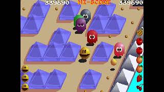 Sunday Longplay  PacMania PacMan Collection GBA [upl. by Nwahsav]