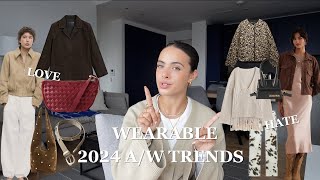 Wearable AW trends for your capsule wardrobe  trends I LOVE and HATE [upl. by Annaoj]